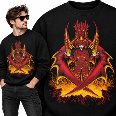 BLUZA ŚMIESZNA  MAGMA DRAGON